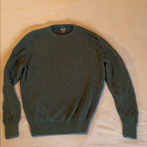 Jos. A. Bank size medium dark green sweater used